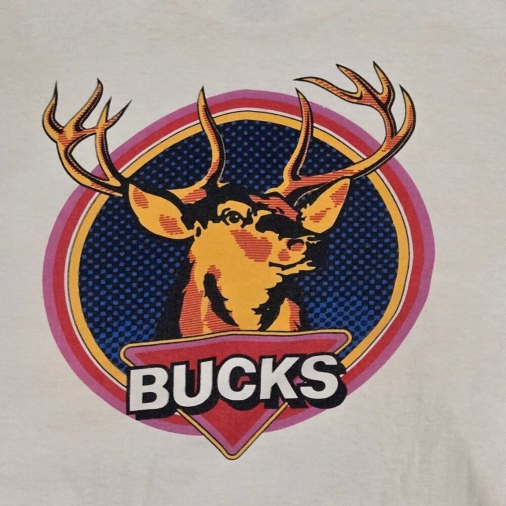 Vintage Bucks Cigarettes 1990s Promo T Shirt Buck the System Pocket Tee XL USA